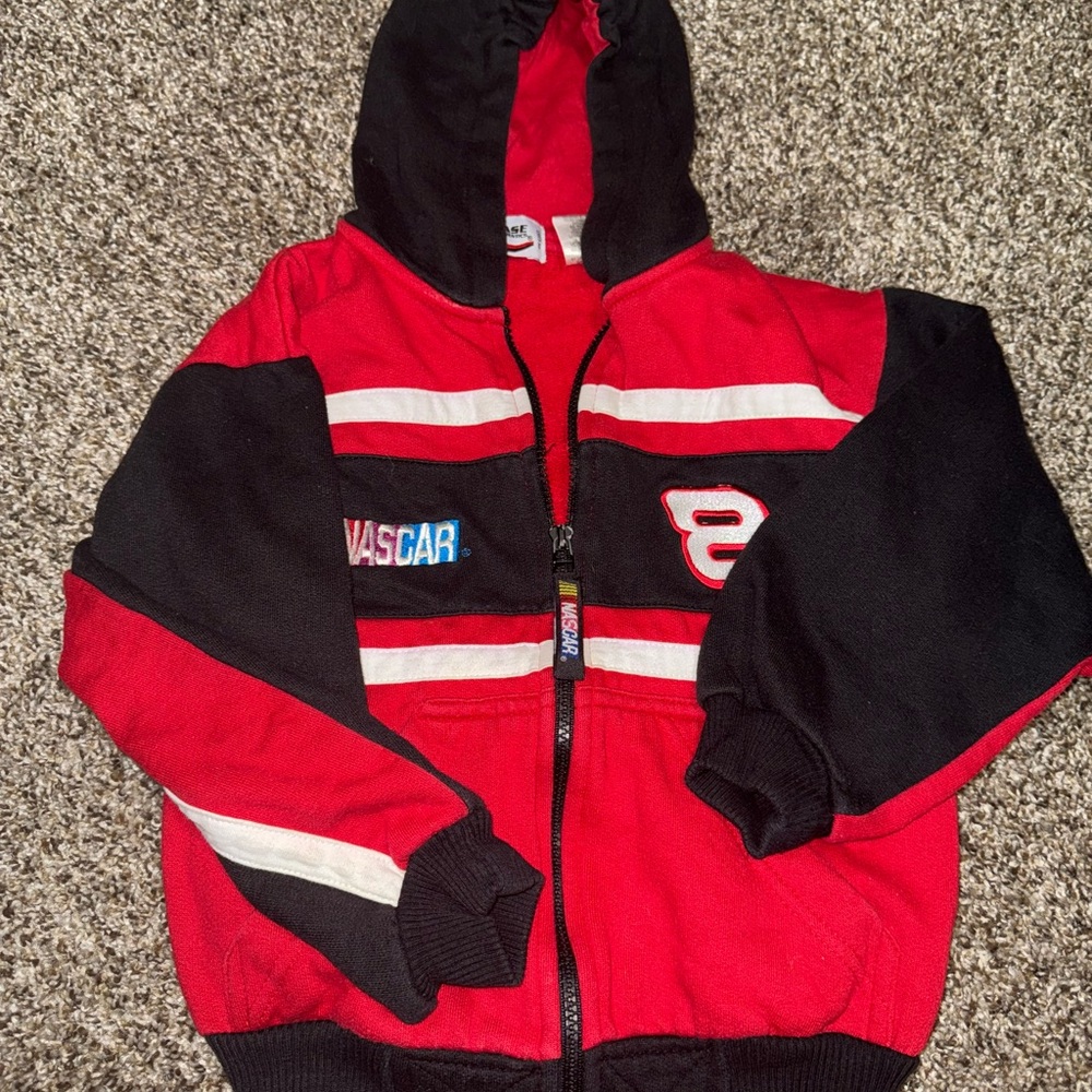 Nascar Kids Red and Black‎ Racing Hoodie